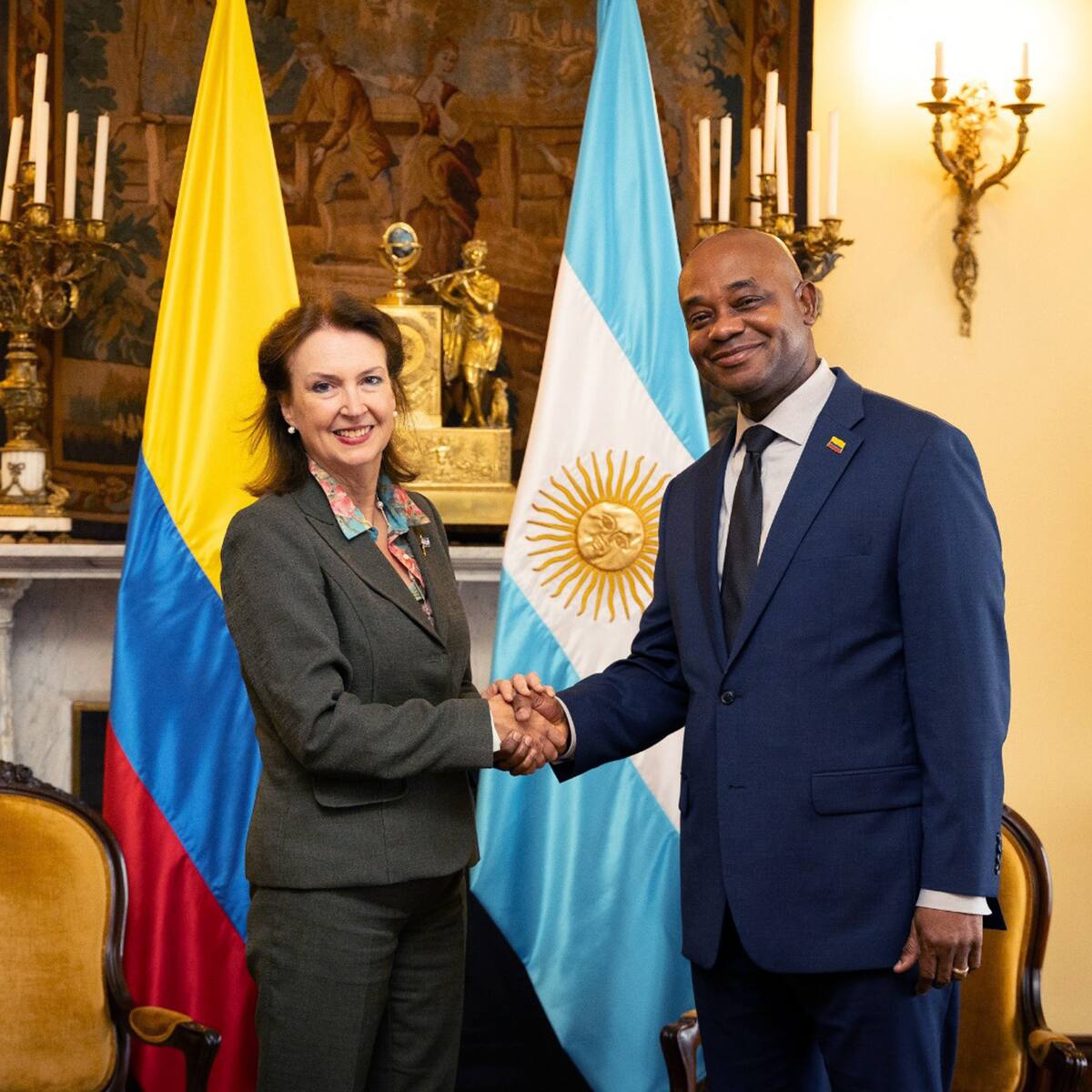 Colombia y Argentina reafirman relaciones diplomáticas tras encuentro de cancilleres
