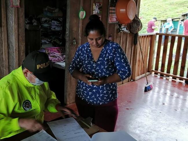 Magdoris García Siscue haría parte de las redes de apoyo de las disidencias de la columna móvil Teófilo Forero de las FARC. Foto: Fiscalía General de la Nación / LAURA PALOMINO