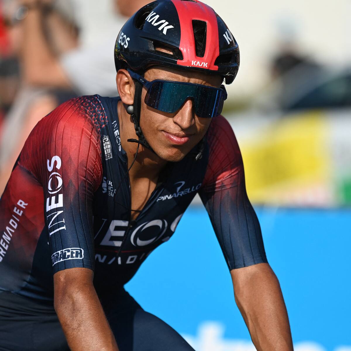 Egan Bernal sufrió una caída en la etapa 4 del Tour de Dinamarca