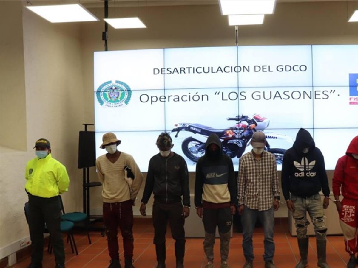Cayeron “Los Guasones”,banda delictiva dedicada al robo de motos en Boyacá