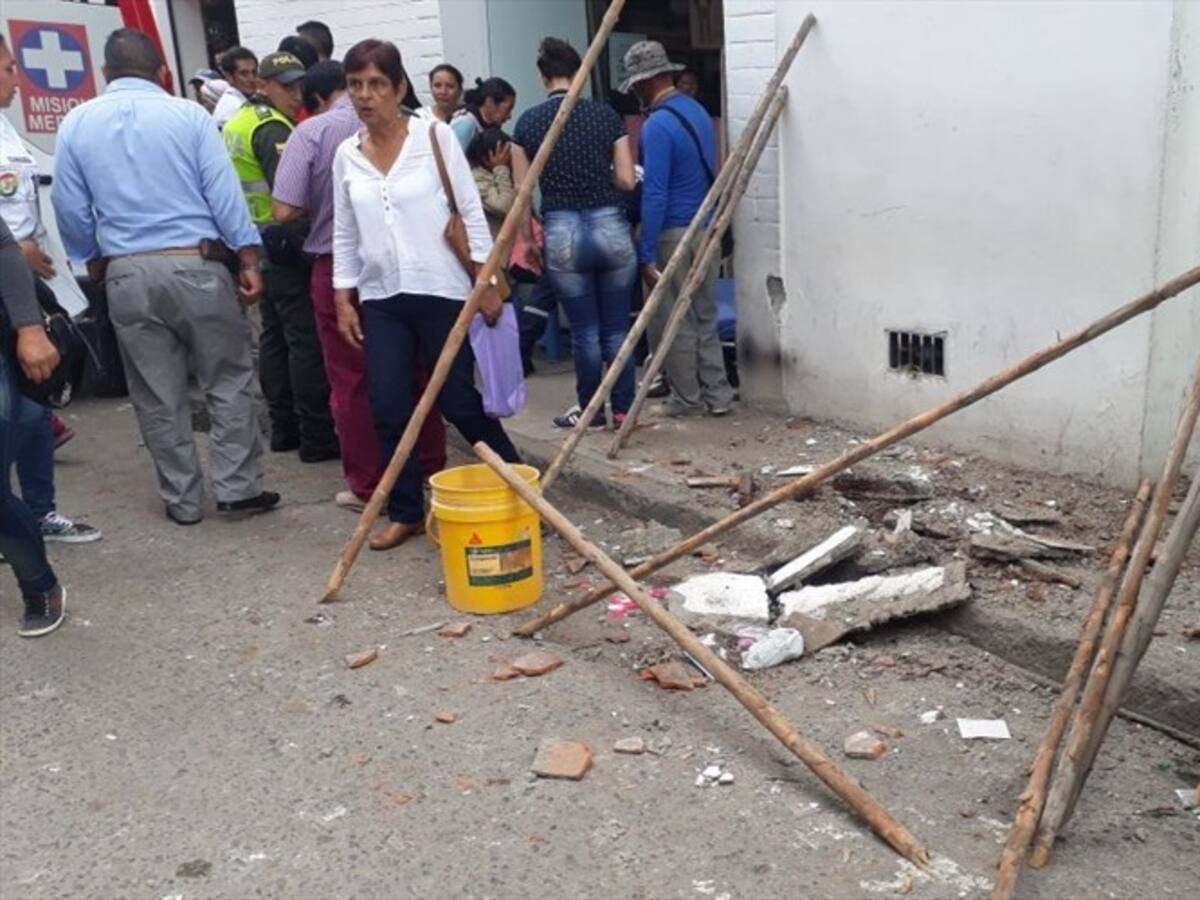 Tres personas heridas tras caída de un techo en el Sector Histórico de Popayán