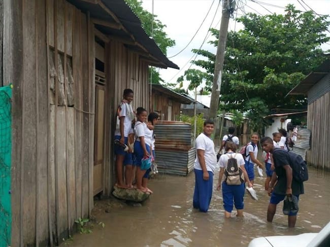 Incrementan afectaciones en Antioquia por las lluvias. Foto: Gobernación de Antioquia y Policía de Carreteras.