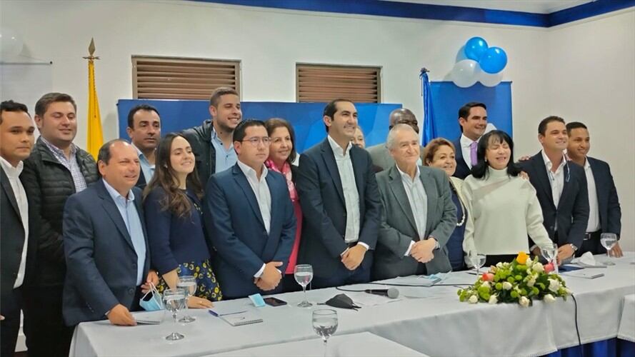 Por unanimidad y consenso, el senador David Barguil fue elegido como candidato único del Partido Conservador. Foto: Partido Conservador (Proporcionada por Kamila Correa)