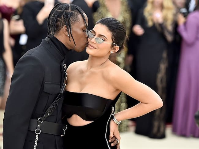Travis Scott y Kylie Jenner . Foto: Getty Images