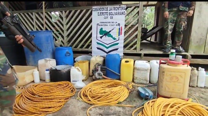 Laboratorio de la Segunda Marquetalia. Foto: Ejército Nacional