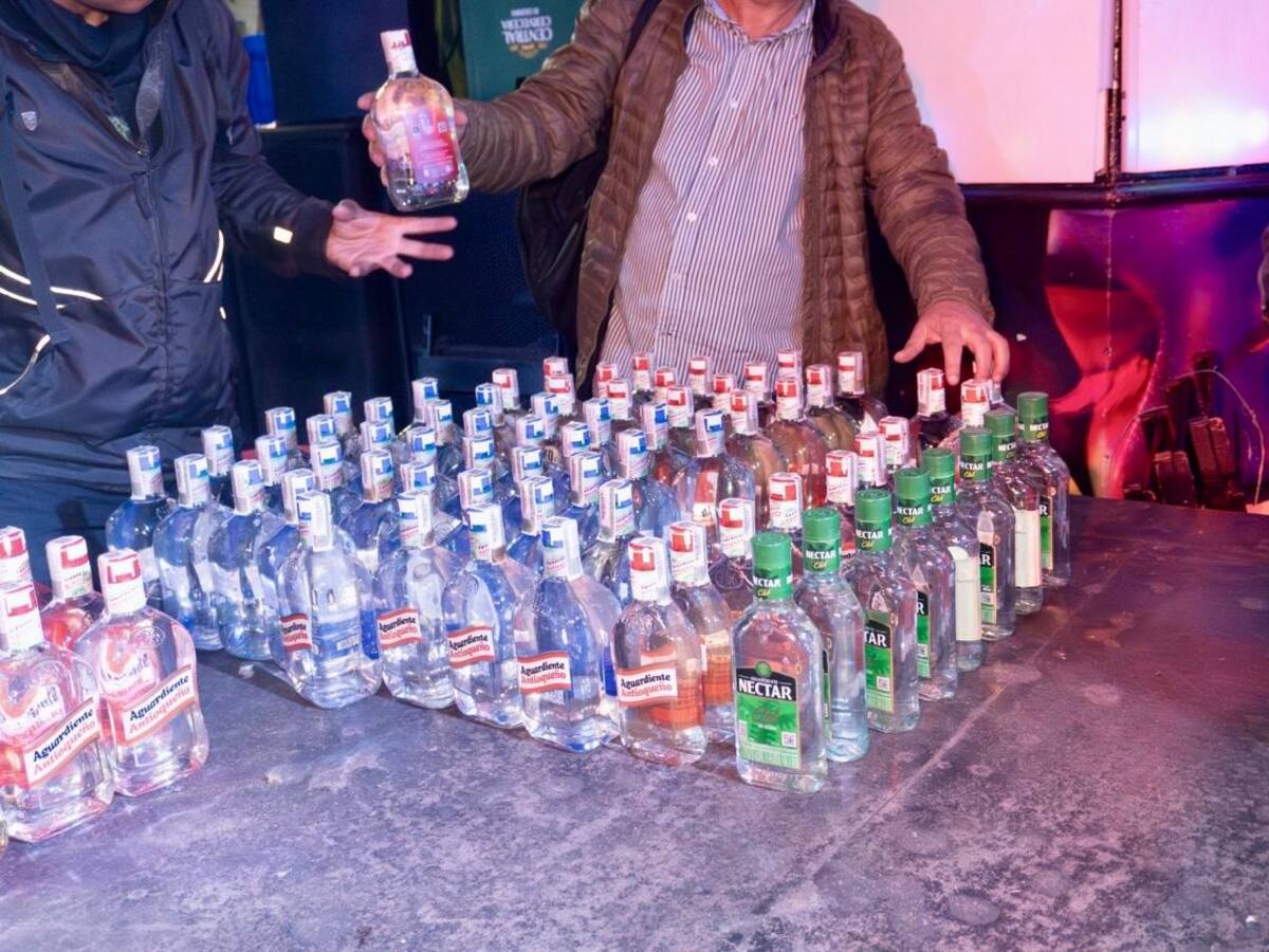 Licor adulterado y estupefacientes: así fue el operativo contra locales con fachada de sindicatos