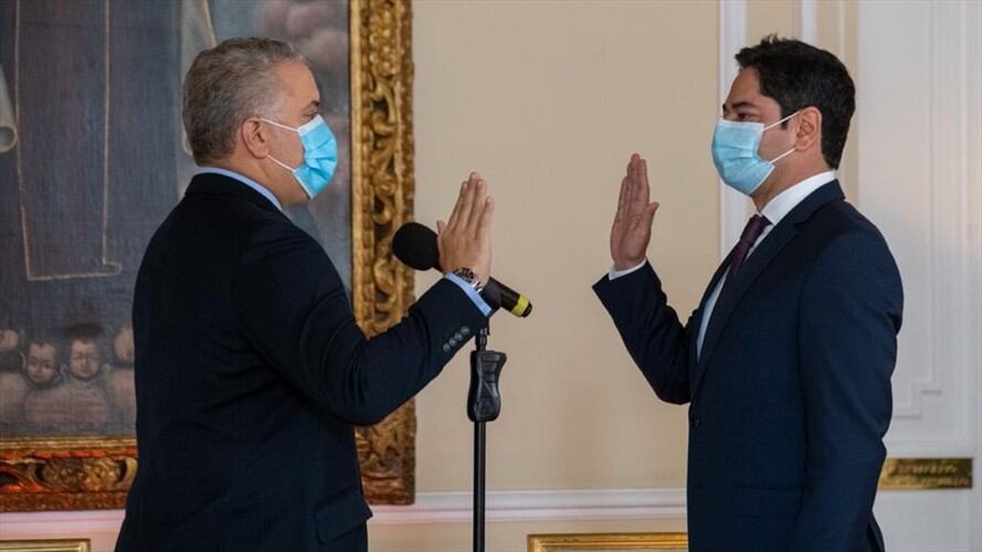 “Este Ministerio es el que más recursos le ha dado al deportista”: Duque posesionó al Mindeporte. Foto: Cortesía Presidencia