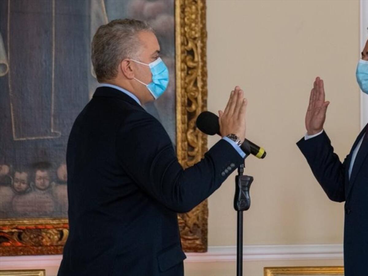 Duque posesionó a Guillermo Herrera como nuevo ministro del Deporte