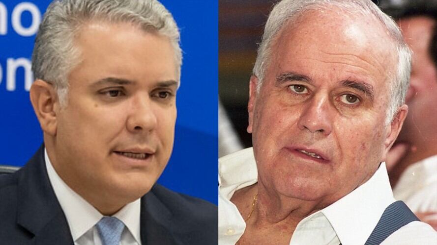 El presidente Iván Duque le hizo un reconocimiento al empresario Carlos Ardila Lülle. Foto: Colprensa