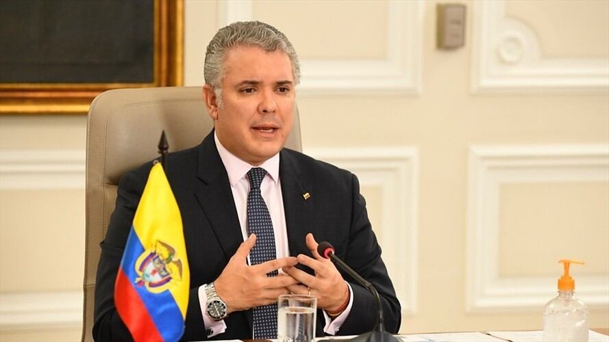 El presidente Iván Duque aclaró que en la coyuntura actual, con una pandemia y una crisis mundial sin precedentes, no se debe presentar una reforma tributaria que golpee a la sociedad. Foto: Colprensa