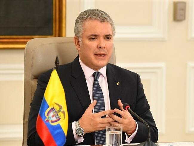 El presidente Iván Duque aclaró que en la coyuntura actual, con una pandemia y una crisis mundial sin precedentes, no se debe presentar una reforma tributaria que golpee a la sociedad. Foto: Colprensa