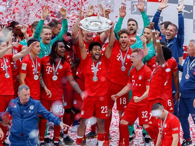 Bayern de Múnich se proclamó campeón de la Bundesliga por séptimo año consecutivo y por vigesimonovena vez en su historia. Foto: Getty Images