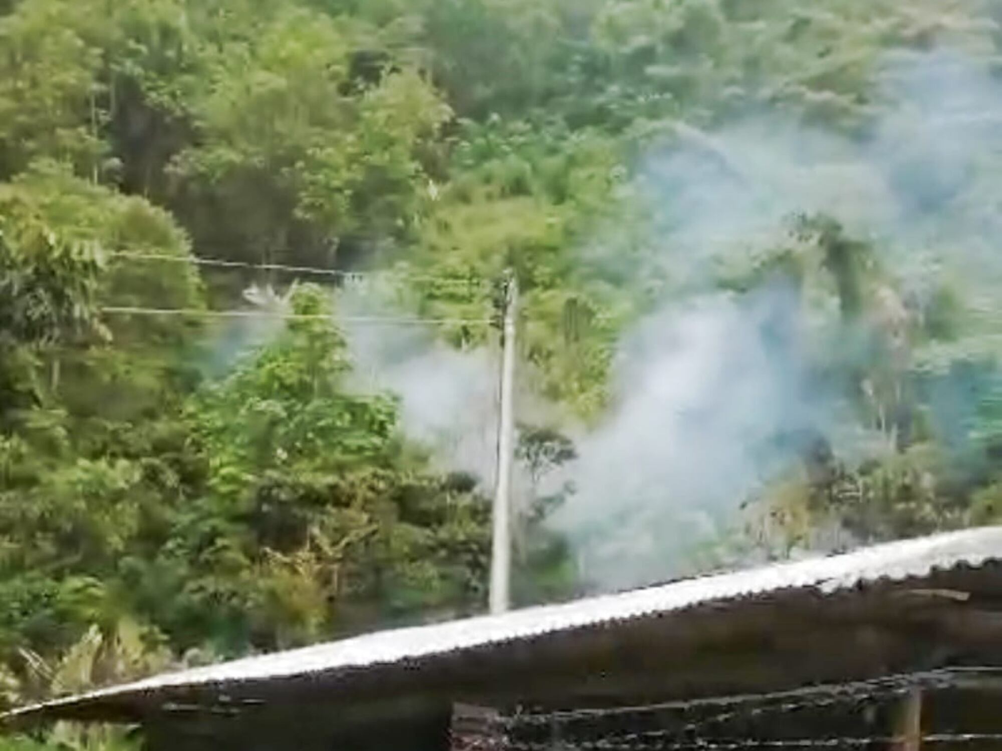 Combate en Cauca. Crédito: Red de Apoyo Cauca.