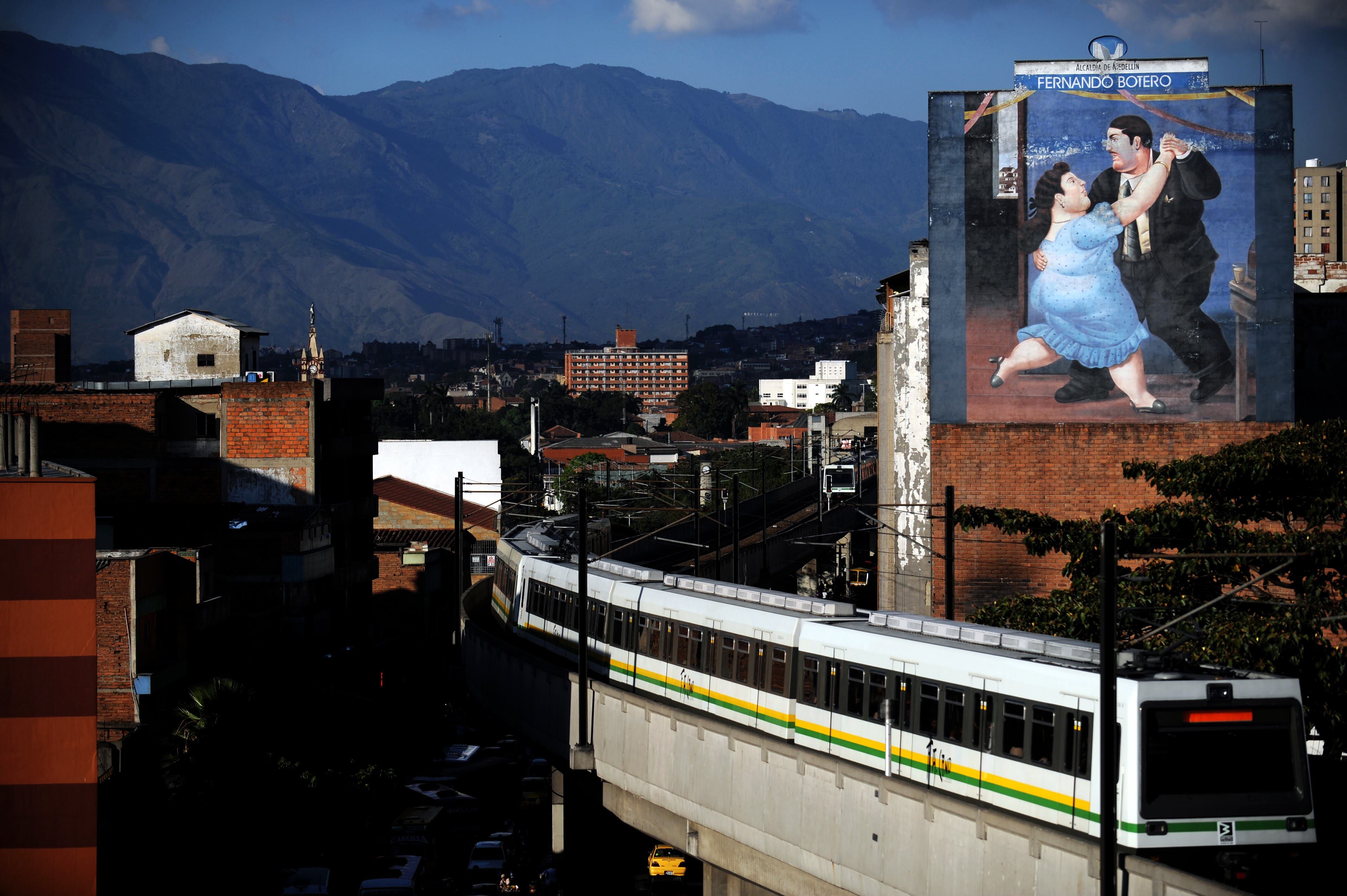Metro de Medellín. Foto: RAUL ARBOLEDA/AFP via Getty Images