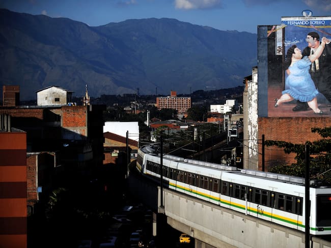 Metro de Medellín. Foto: RAUL ARBOLEDA/AFP via Getty Images