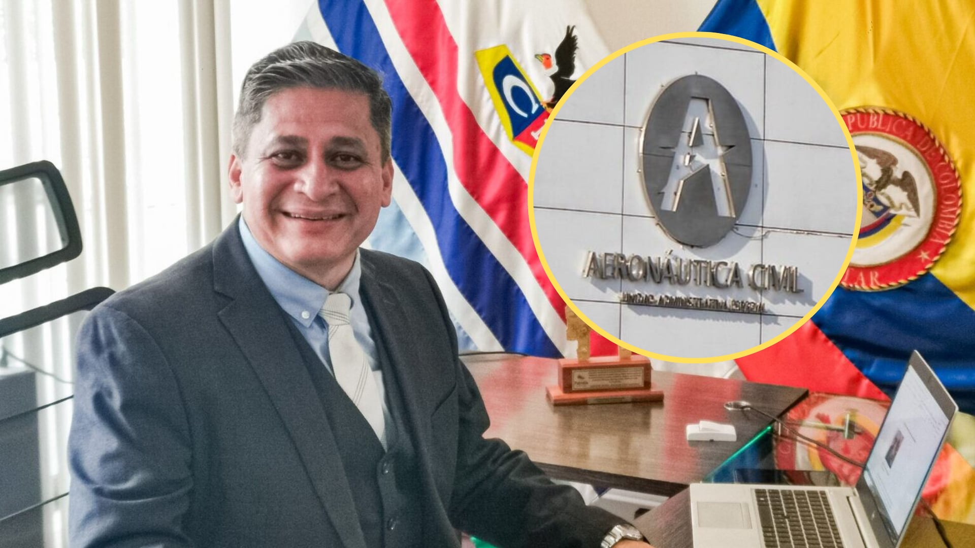 José Henry Pinto. Foto: Suministrada.Aeronáutica Civil. Foto: Colprensa.