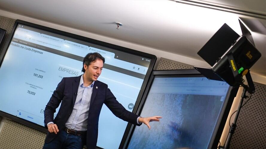 Daniel Quintero, alcalde de Medellín . Foto: Alcaldía de Medellín