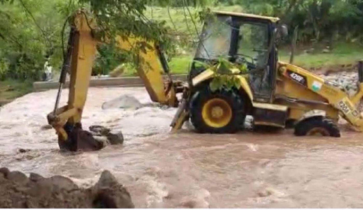 Derrumbe en Supía, Caldas. Crédito: Alcaldía de Supía, Caldas.