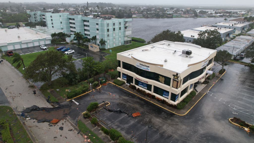 Huracán Milton. I Foto: JOHN FALCHETTO/AFP via Getty Images.