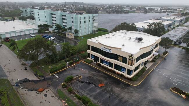 Huracán Milton. I Foto: JOHN FALCHETTO/AFP via Getty Images.