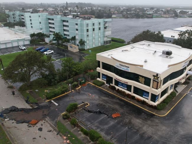 Huracán Milton. I Foto: JOHN FALCHETTO/AFP via Getty Images.