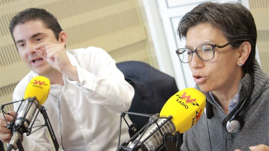 Luis Felipe Henao y Claudia López. Foto: La WCon Vicky Dávila