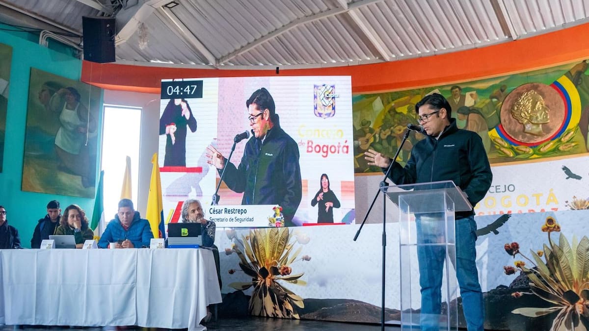 Secretario de Seguridad de Bogotá pidió al Gobierno no debilitar capacidades de la Fuerza Pública