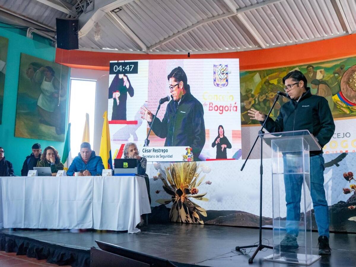 Secretario de Seguridad de Bogotá pidió al Gobierno no debilitar capacidades de la Fuerza Pública