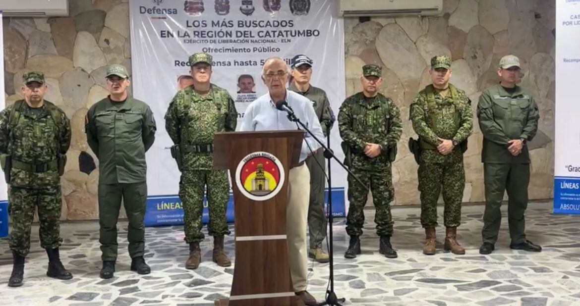 Iván Velásquez, ministro de Defensa. Foto: Suministrada.