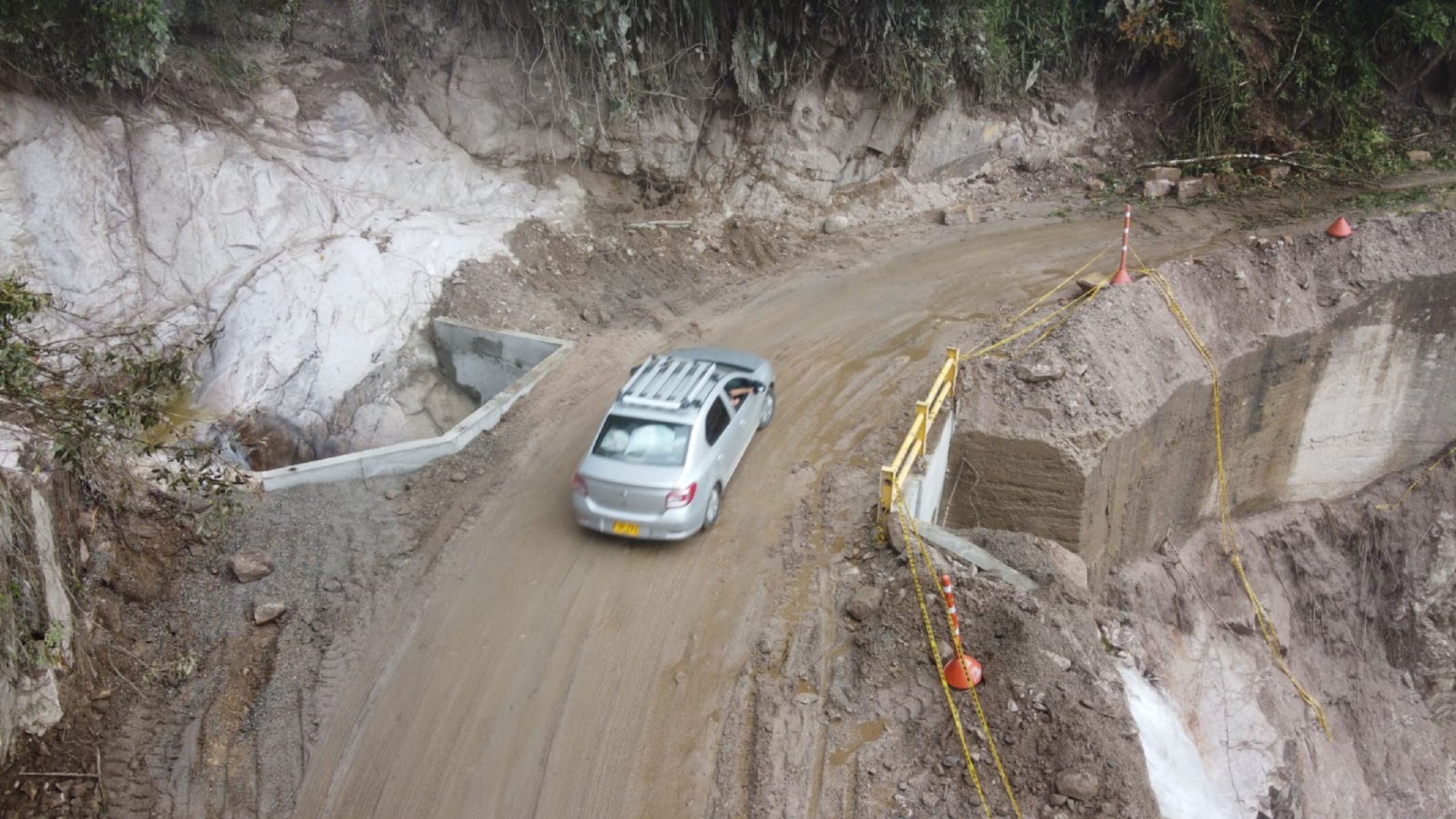 Vía Curos - Málaga. Foto: Cortesía Invías
