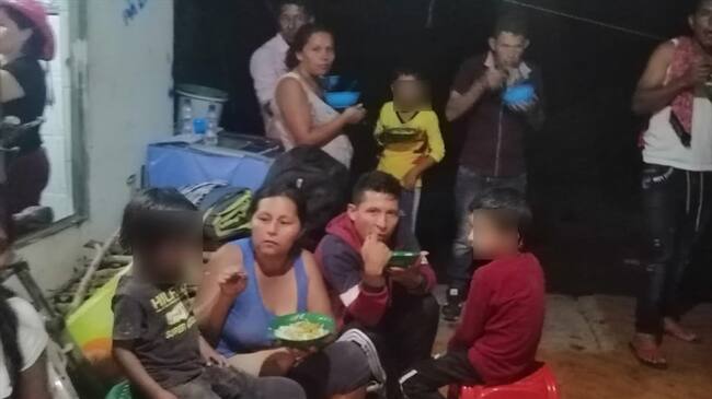 Según organizaciones sociales y defensoras de derechos humanos, ya son más de 600 las personas que han tenido que desplazarse de los sectores rurales . Foto: Cortesía