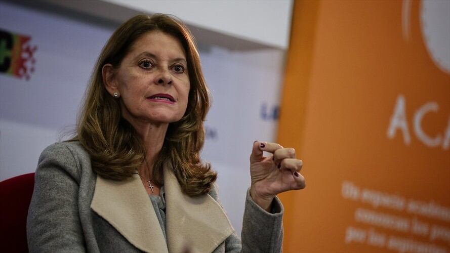 La vicepresidenta Marta Lucía Ramírez pidió a la Fiscalía investigar a los urbanizadores ilegales en Barrancabermeja. Foto: Colprensa