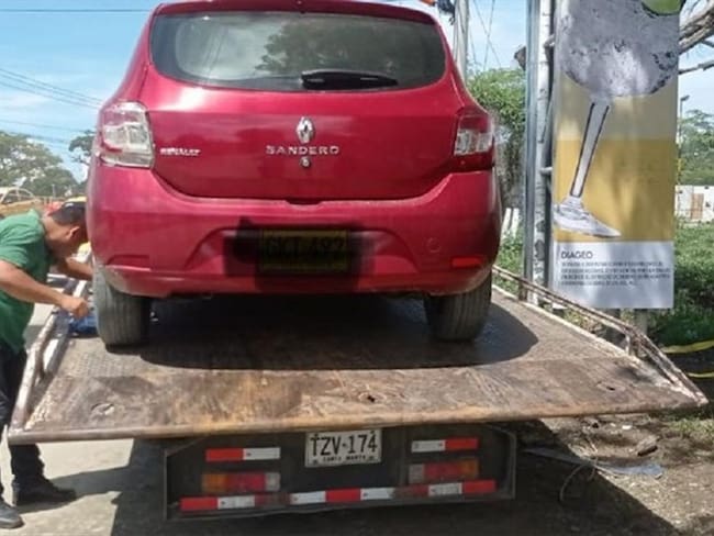 Inmovilizan vehículos que operaban por plataformas digitales prohibidas en Santa Marta. Foto: Alcaldía de Santa Marta