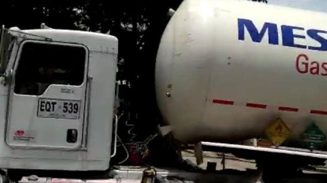 Camiones oxígeno . Foto: Suministrada.