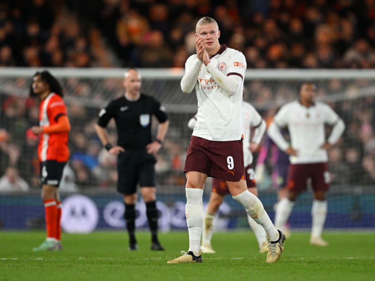 Video: Erling Haaland anotó cinco goles en el Manchester City 6-2 Luton Town