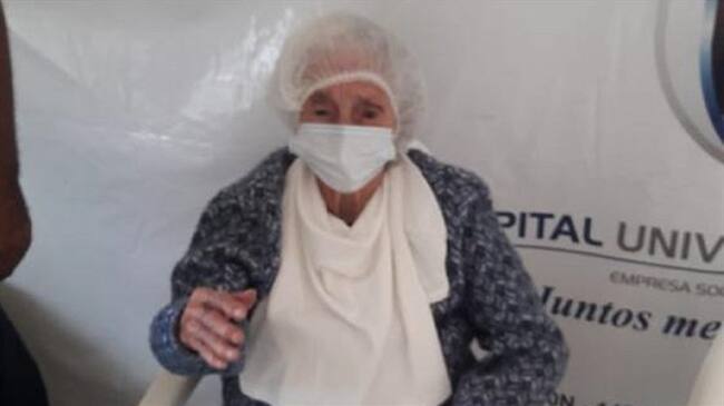 Mary Velasco, sobreviviente del COVID-19 en Popayán . Foto: Cortesía