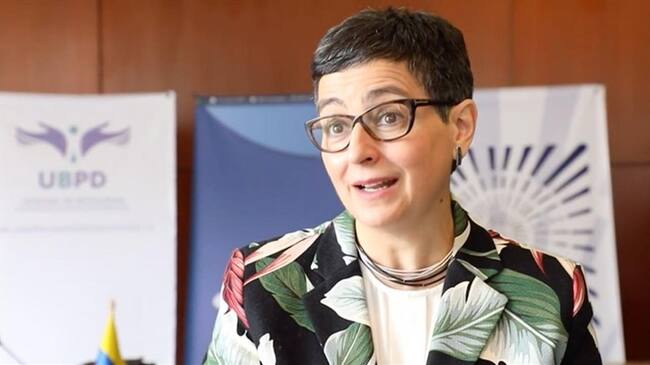 Canciller española Arancha González se reunió con los presidentes de la JEP, Comisión de la Verdad y Unidad de Búsqueda de Desaparecidos. Foto: Cortesía Jurisdicción Especial para la Paz