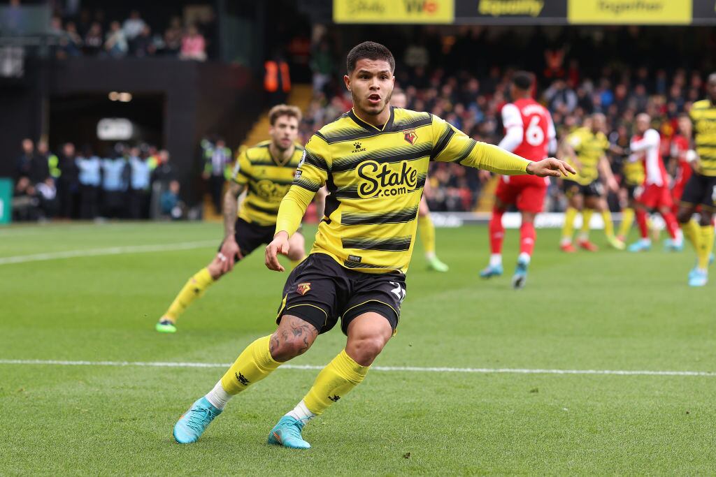 'Cucho' Hernández en Watford. (Photo by Charlotte Wilson/Offside/Offside via Getty Images)