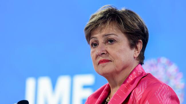 La directora del Fondo Monetario Internacional, Kristalina Georgieva, en abril de 2025. FOTO: Tierney L. Cross/Getty Images
