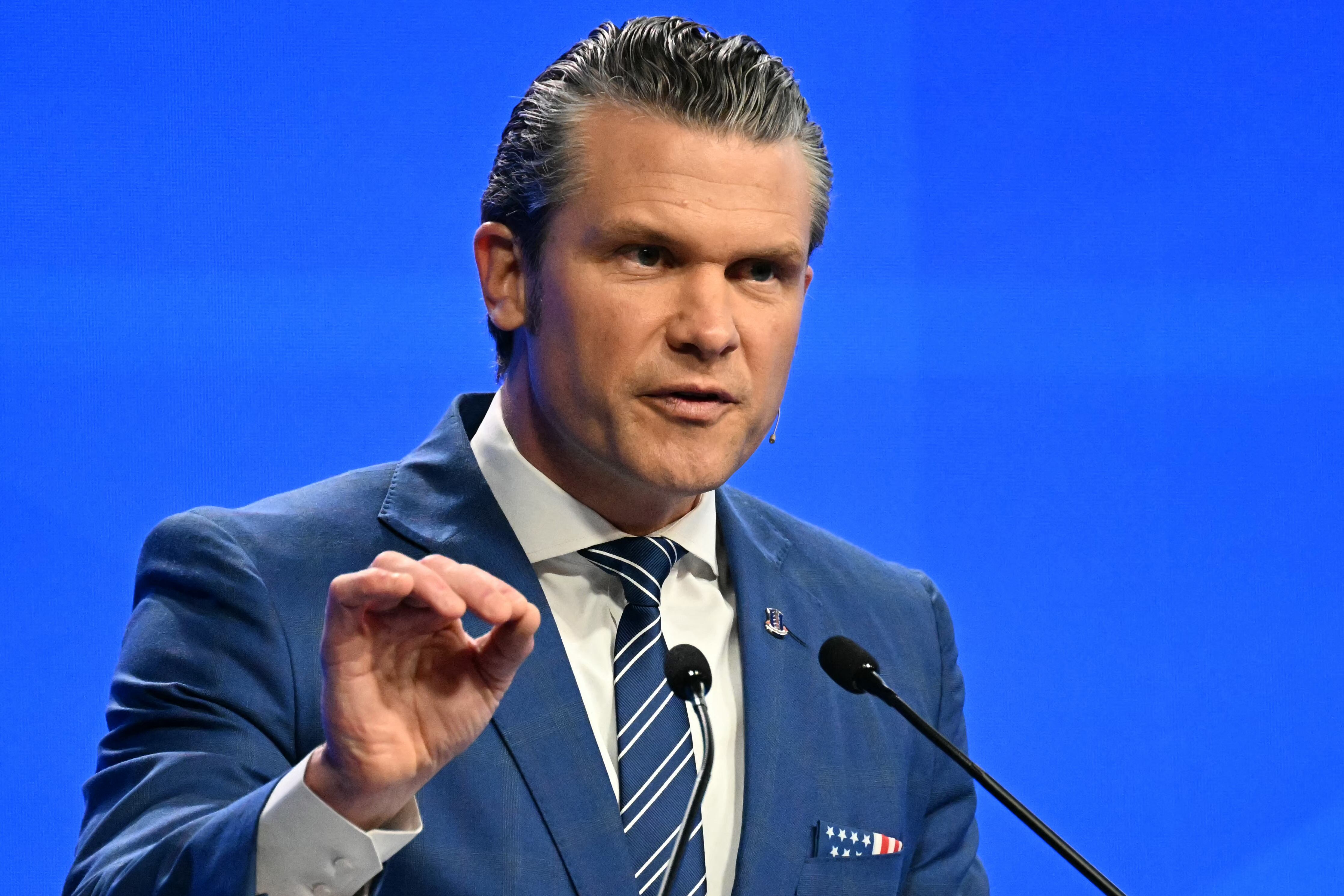 Secretario de Defensa de Estados Unidos, Pete Hegseth. Foto: MOHD RASFAN/AFP via Getty Images.          
