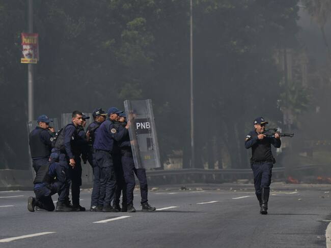 Policía venezolana. I Foto: YURI CORTEZ/AFP via Getty Images.