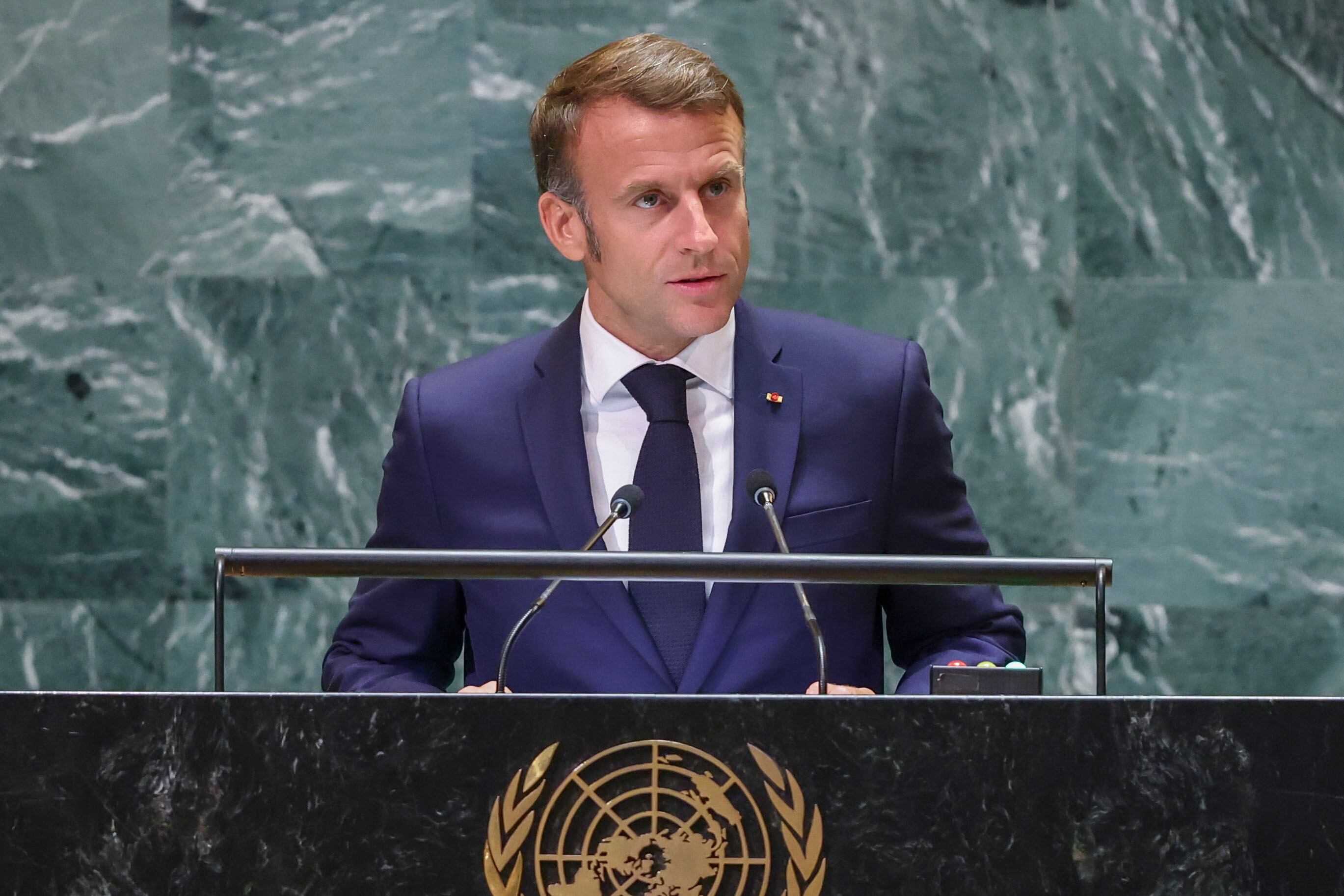 Emmanuel Macron FOTO: EFE/EPA/SARAH YENESEL