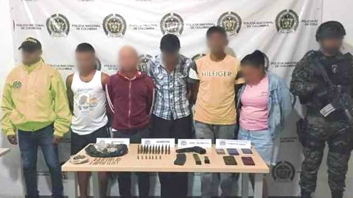 Policía del Magdalena capturó a cinco integrantes de la banda ‘Los Primos’