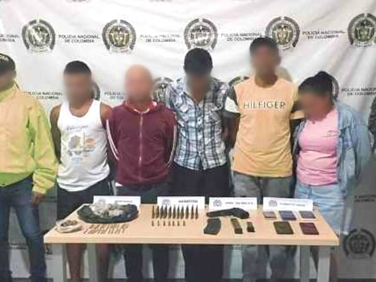 Policía del Magdalena capturó a cinco integrantes de la banda ‘Los Primos’