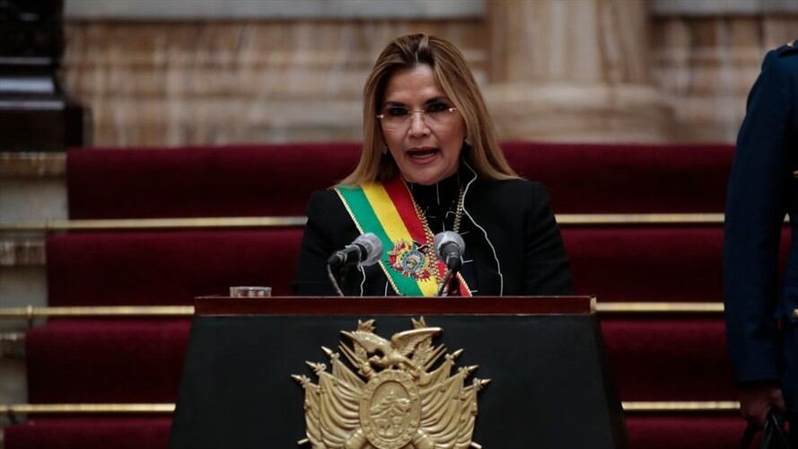 Jeanine Añez. Foto: Getty Images