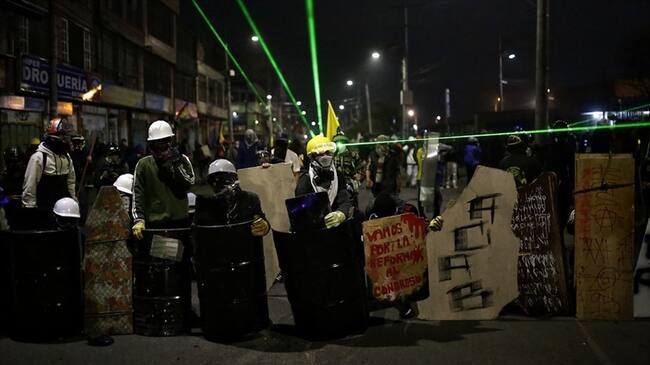 Visita de CIDH a Colombia en el marco del paro nacional. Foto: Colprensa