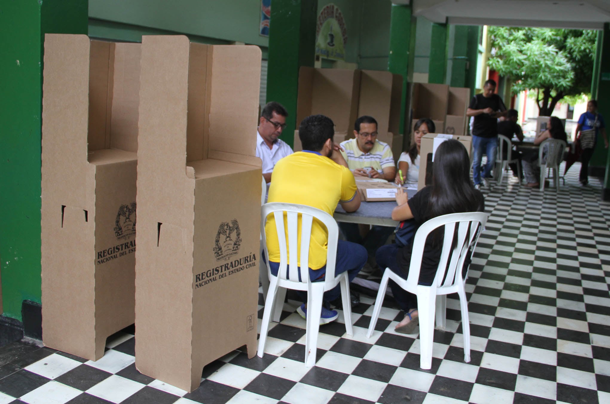 BARRANQUILLA. 02 de octubre de 2016. Así transcurrió la jornada de votación del Plebiscito en Barranquilla. (Colprensa-Jorge Payares)