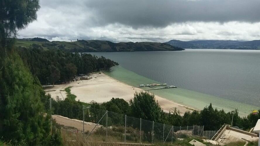 Playa Blanca uno de los atractivos turísticos más importantes de Boyacá y el país.  . Foto: Voz del Lago