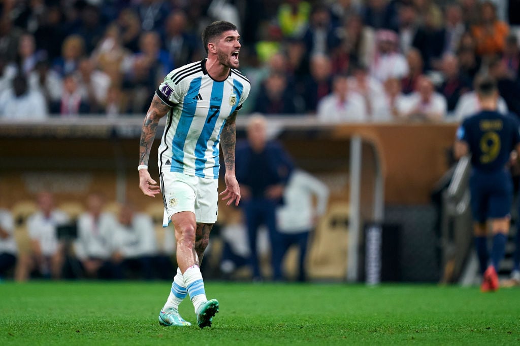 Rodrigo de Paul, Selección Argentina. Foto: Quality Sport Images/Getty Images