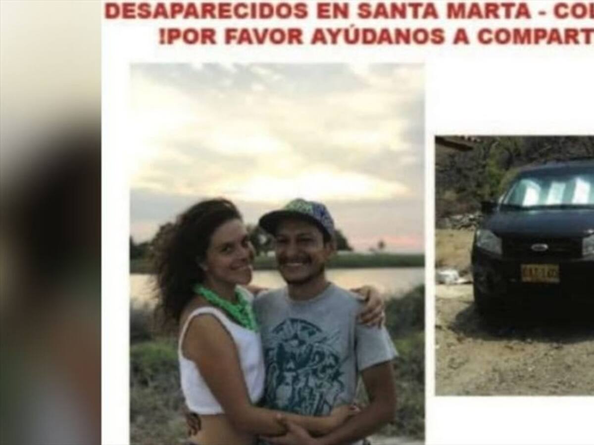 Confirman hallazgo de cadáveres de pareja desaparecida en Santa Marta